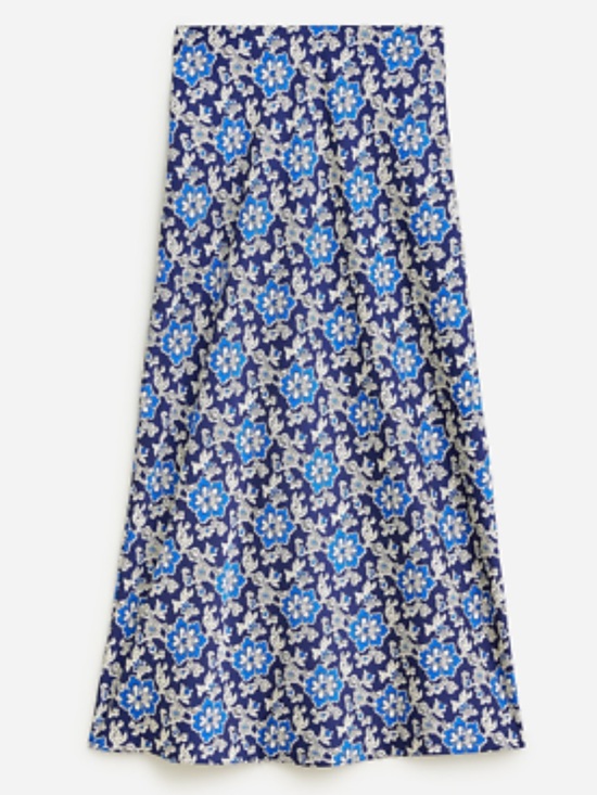 J. Crew Dresses & Skirts - J Crew Gwyneth Slip Skirt in Floral Luster Charmeuse | MEDIUM NWT